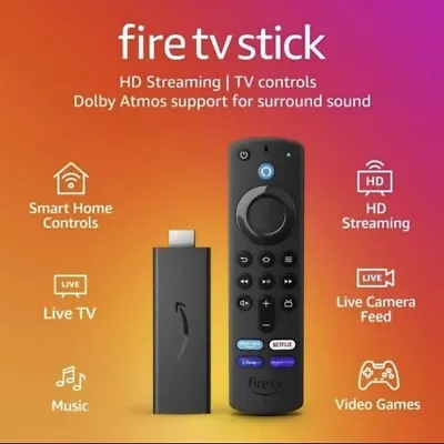 Kaufen Amazon Fire Stick TV HD-Streaming-Gerät 3. Generation Fire Stick Enthält TV-Steuerungen • 86.45€