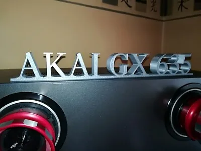Kaufen Akai GX 635 Logo Für Bandmaschine Tonbandgerät Aus Kunststoff Silber ### • 16.95€
