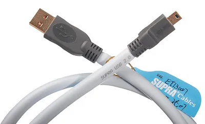 Kaufen Supra Cables 3,0m USB 2.0 A-mini B USB-Kabel Datenkabel Digitalkabel • 58€