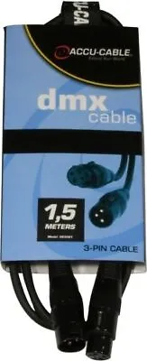 Kaufen DMX Kabel 3pin, 1,5m , 110 Ohm, AC3PDMX3 • 5.85€