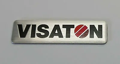 Kaufen VISATON Boxenschild Schild Für Boxen Lautsprecher Silber 36x10mm #5103 • 3.59€