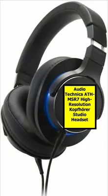 Kaufen Audio Technica ATH-MSR7 High-Resolution Kopfhörer Studio Headset Dj HeadPhone • 129€
