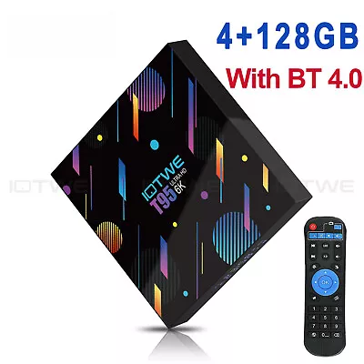 Kaufen 6K HDMI Smart TV BOX Android 11.1 OS 128GB,4GB BT 5.0 Media Streaming 4-Core UHD • 48.19€