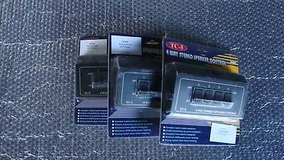 Kaufen Lautsprecher Umschalter Schaltbox Verteiler Switch 4fach Schwarz Umschaltung Box • 20€