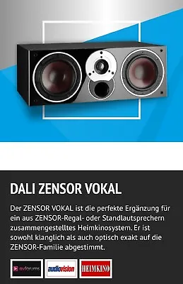 Kaufen Dali Zensor Vokal Center-Lautsprecher  • 199€