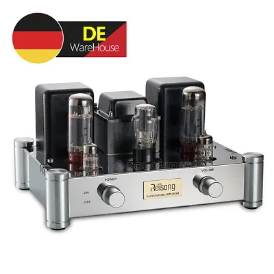Kaufen EL34 Vakuum Röhrenverstärker Class A Tube Power Amplifier Stereo Audio Amp 12W×2 • 460€