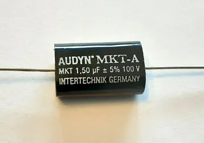 Kaufen 2x Intertechnik AUDYN MKTA/1.5/100 Folienkondensator MKT 1,5 µF 100VDC • 5.10€