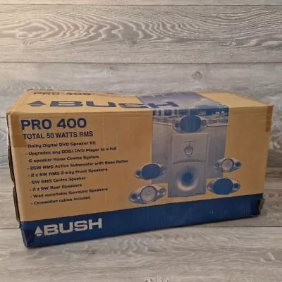 Kaufen Bush Pro 400 50 Watt Heimkino Lautsprechersystem - 5.1 Surround Sound - Neu Im Karton • 151.11€