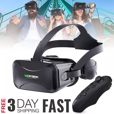 Kaufen VR Brille 4,7-6,7 Zoll 120° Weitwinkel Vollbild Virtual Reality Für Alle Handys • 23.99€