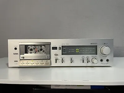 Kaufen Saba CD-274  2-Motor Logik Kassettendeck  Cassette Deck Mit 4 MC Cassette • 95€