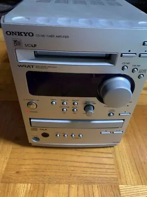 Kaufen Onkyo FR-N3X CD Md Tuner Verstärker Silber Nur Power Confirmed • 185.86€