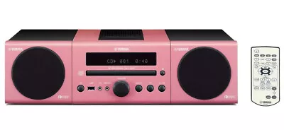 Kaufen YAMAHA PianoCraft MCR CRX-040 Schwarz Pink CD Receiver USB RDS AUX Boxen FB • 57€