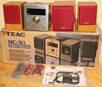 Kaufen TEAC MC-X1 Champagner Hi-Fi CD Stereoanlage Kompaktanlage, CD-Player, OVP • 99€