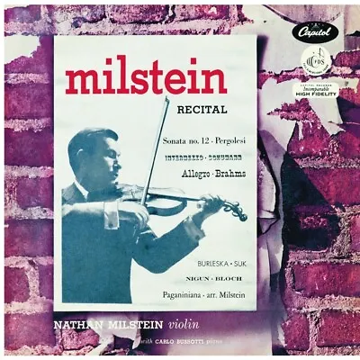 Kaufen Nathan Milstein, Carlo Bussotti: A Milstein Recital - LP 180g Vinyl, Remastered • 63€