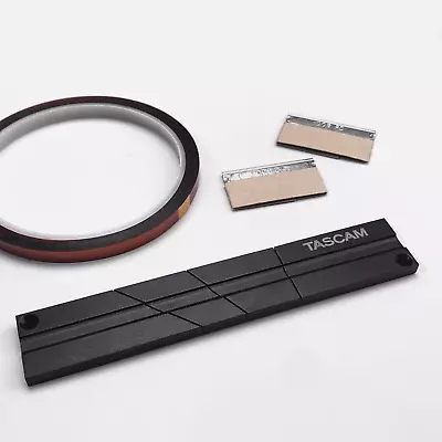 Kaufen TASCAM 1/4  Tape Universal Splicing Blocks + Hold Tape Repair Kit Set • 27.36€