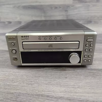 Kaufen Denon UD-M3 Kompakt Hi-Fi CD FM AM Radio Audio Musik System Sliver *Einschalten* • 23.04€