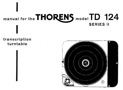 Kaufen Bedienungsanleitung-Operating Instructions Für Thorens TD 124 MK2  • 10€