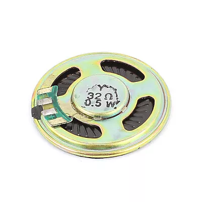 Kaufen 40mm Dmr. 32Ohm 0,5W Aluminiumschale Intern Magnet Lautsprecher Lautsprecherbox • 8.79€