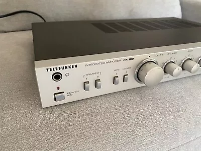 Kaufen Telefunken RA-100 Amplifier Vintage Stereo Hifi Verstärker -defekt An Bastler- • 29.99€