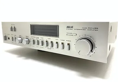 Kaufen Akai AM-U55 Stereo Integrated Verstärker 55 + 55 Wrms Vintage 1981 Work Good • 419.99€