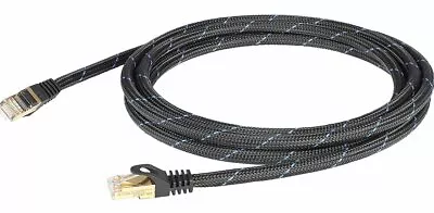 Kaufen Black Connect HiFi Hochwertiges Cat 6a Netzwerkkabel, 1 M/1,5 M/2 M/3,5 M/5 M • 10.90€