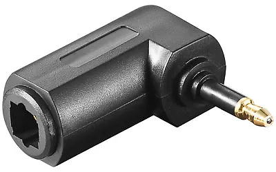 Kaufen Goobay® Winkel Adapter Toslink TOS Link SPDIF S/P-DIF An 3,5 Mm Mini Stecker • 5.77€