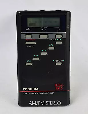 Kaufen Toshiba RP 2057 Digital Tuner AM FM Synthesizer Radio Weltempfänger • 54€