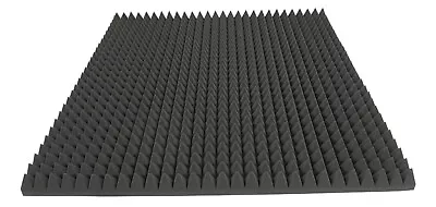 Kaufen 1 Stk. (Ca. 1 M² - Ca. 97,5 X 97,5 X 7 Cm) Pyramiden Schaumstoff Akustik Dämmung • 26.62€
