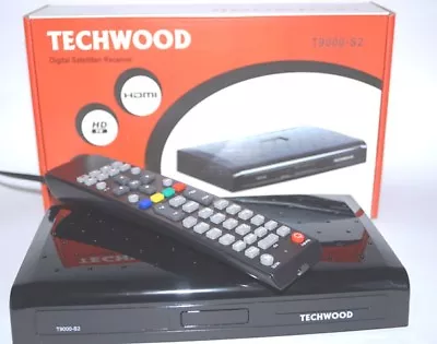 Kaufen Digitaler Receiver Techwood T9000-S2 HDTV-Satelliten-Receiver HDMI Scart USB • 33€