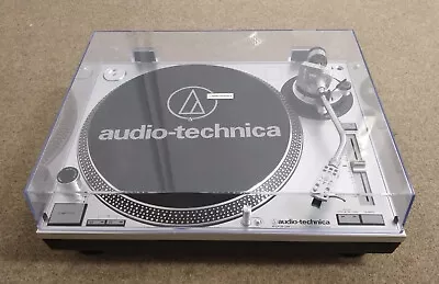 Kaufen #TE 34 Audio Technica Plattenspieler AT-LP120-USB, Silbern, Sehr Gut Erhalten! • 210€