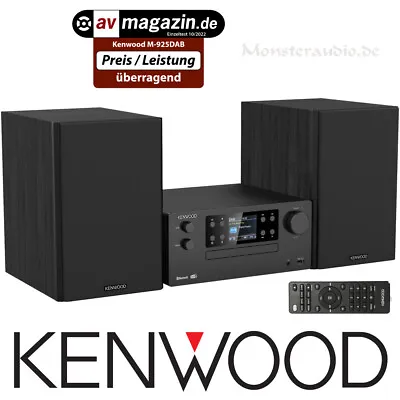Kaufen Kenwood Stereoanlage 2 X 50 Watt DAB+ FM UKW Blueooth USB CD M-925DAB-B Schwarz • 264.79€