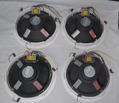 Kaufen 4x SH PA - System Decken Lautsprecher 25cm Mit Trafo Bis 6W, Montagerahmen • 35€