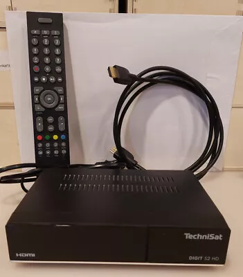 Kaufen TechniSat Receiver Digit S2 Hd HDMI Schwarz Inkl. Fernbedienung Und HDMI Kabel • 16.50€