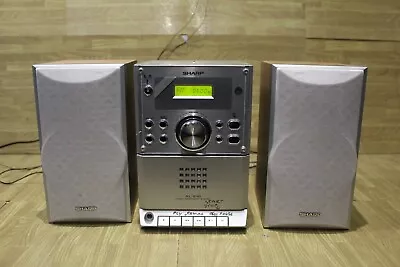 Kaufen Sharp Micro System XL-S10H CD, Band & Radio Retro Regal Stereo System + Fernbedienung • 40.84€