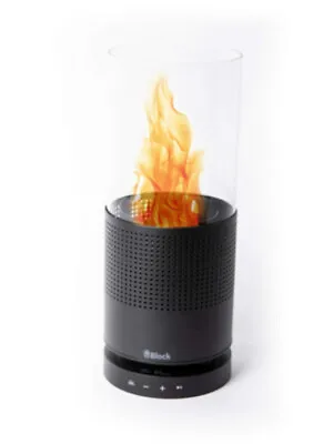 Kaufen Audio Block The Flame Schwarz Lautsprecher Mit Tischfeuer Neu • 279€