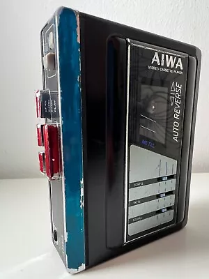 Kaufen Aiwa Walkman HS-G35Mk Ll Stereo Kassettenspieler Vintage Music Player Retro Tape • 37.77€