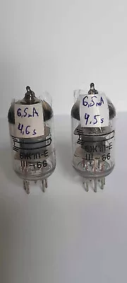 Kaufen 2 X 6J1P-E  (6AK5 EF95 6F32 6J1) Matched Pair Same Date Vacuum Tubes NOS • 14€