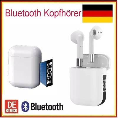 Kaufen Bluetooth Kopfhörer Kabellos Wireless In Ear Stereo Sound Ohrhörer Ladebox Weiß • 12.99€