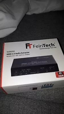 Kaufen Fein Tech VAX00102 HDMI 2.0 Audio Extractor ARC 4K HDR Schwarz • 20€