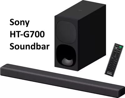 Kaufen Sony HT-G700 3.1 Soundbar Mit Subwoofer, 400 W, Bluetooth, Dolby Atmos • 269€