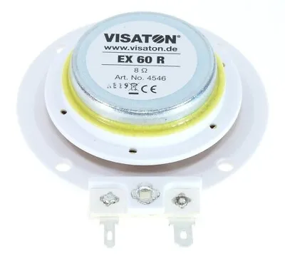Kaufen Visaton EX 60 R 8 Ohm Elektrodynamischer Exciter 25 Watt Weiss 070384 • 51.40€