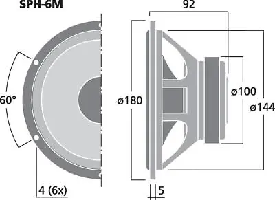 Kaufen MONACOR SPH-6M Hi-Fi-Tieftöner, 60 W, 8 Ω Components, Lautsprechertechnik,  • 59.75€
