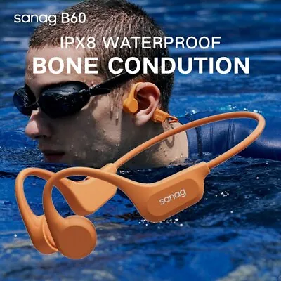 Kaufen * Wasserdichte Knochenleitung Bluetooth Kopfhörer 64GB Speicher * Schwimmen Sport • 63.90€