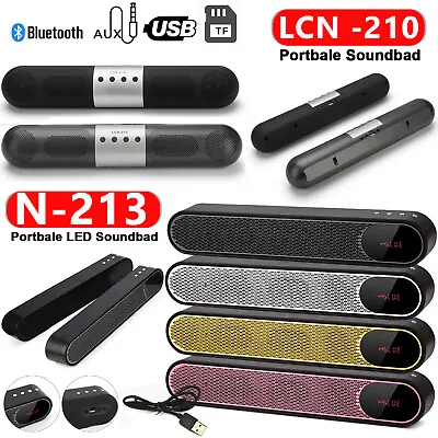 Kaufen Kabelloser Bluetooth Lautsprecher Tragbarer Subwoofer BT/USB/TF/FM Stereo Innen Außen • 15.49€
