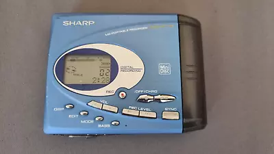 Kaufen Sharp MD-SR70H, Minidisc MD Walkman, Player & Recorder, Blau Getestet • 59.99€