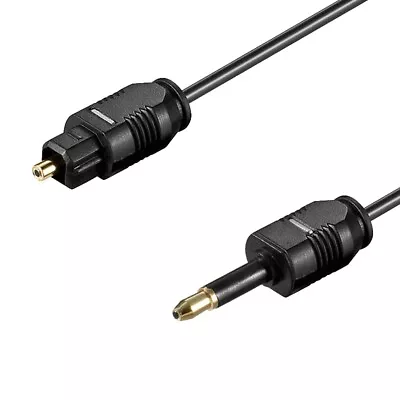 Kaufen Opto Digtal-Audio-Glasfaser-Kabel 1m Toslink-Stecker An 3,5mm Mini-Stecker ø2,2 • 4.88€