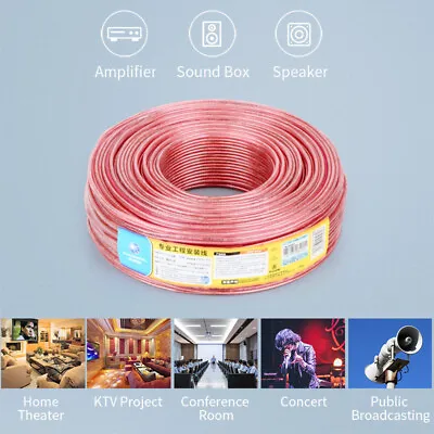 Kaufen DIY Lautsprecher Kabel Hifi Audio Line Oxyacid Gratis Kupfer Draht 10m Länge • 42.30€