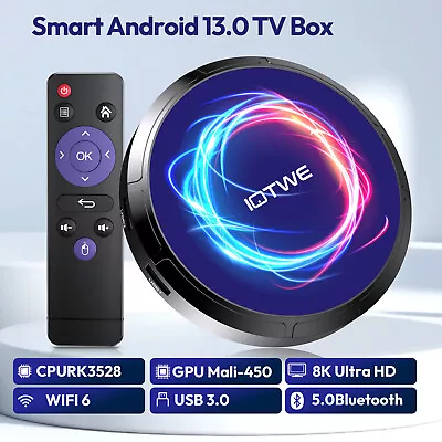 Kaufen 2023 TV BOX 8K HD 4+64GB Android 13.0 OS Quad Core BT 5.0 Media Stream Player DE • 47.89€