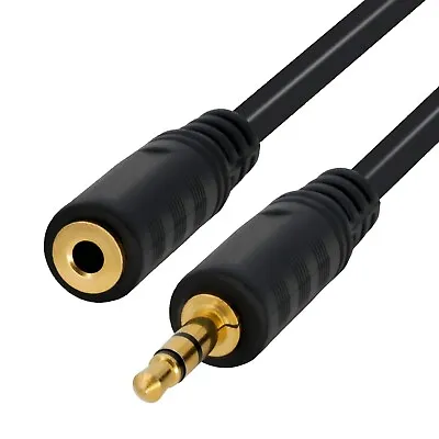 Kaufen BIGtec 5m Stereo Klinken Verlängerung Kabel 3,5mm Audio Verlängerungskabel AUX • 3.75€
