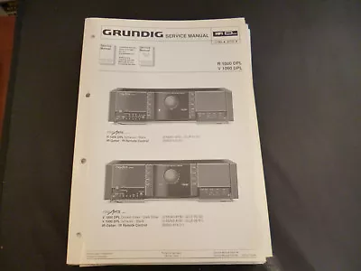 Kaufen Original Service Manual Grundig R 1000 DPL V 1000 DPL • 10.90€